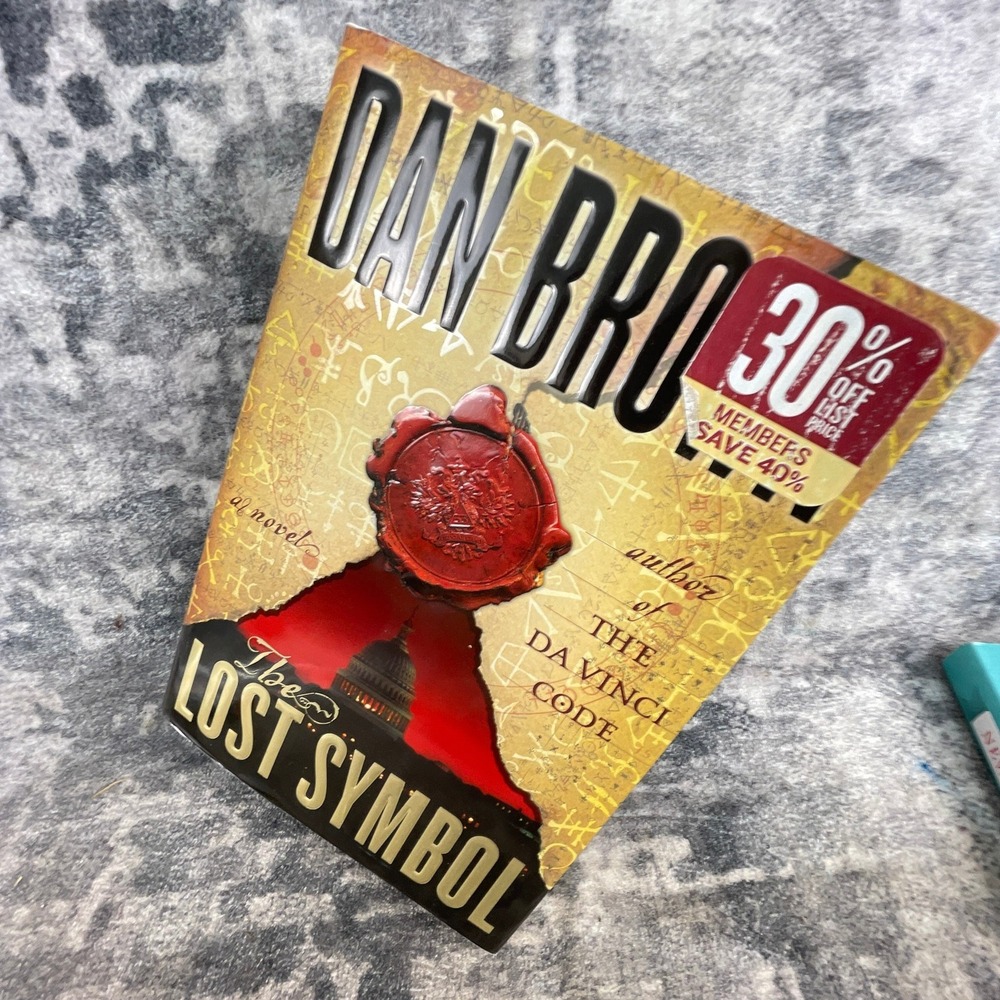 The‎ Lost Symbol Dan Brown Hardcover Robert Langdon Thriller Mystery Novel